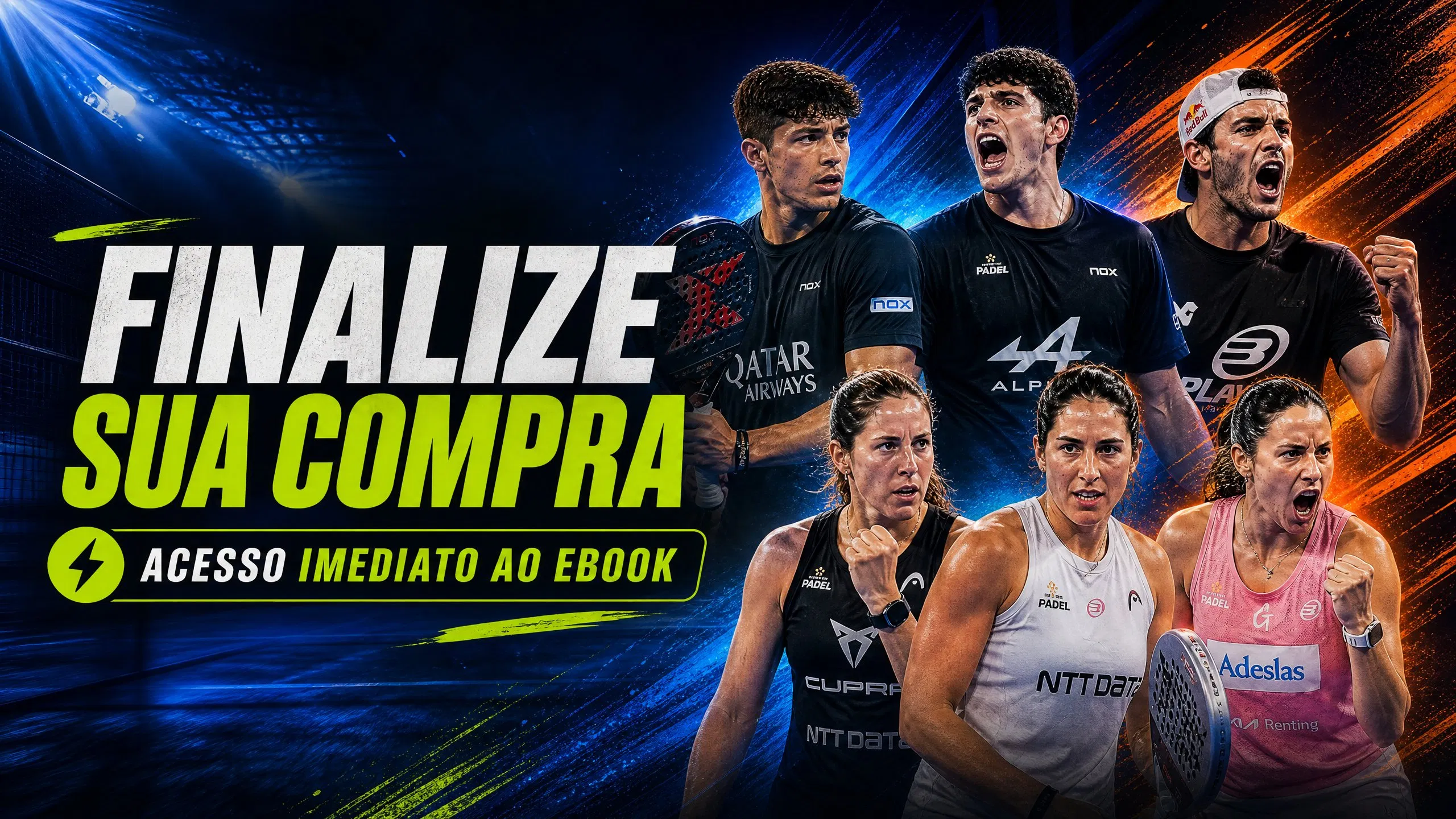 Banner Mobile PADEL DO INICIANTE AO AVANÇADO